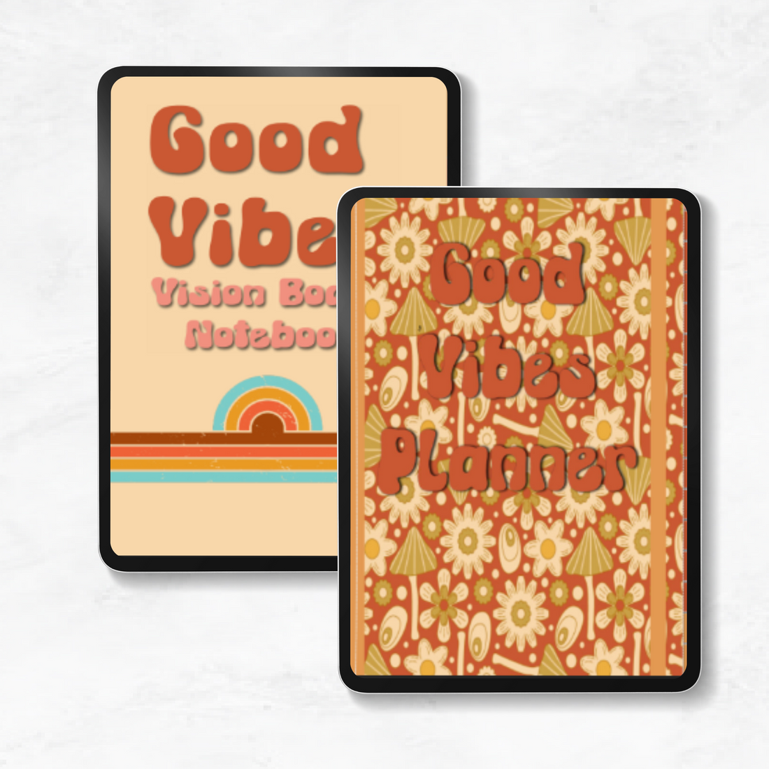 Good Vibes Digital Planner Bundle Mockup