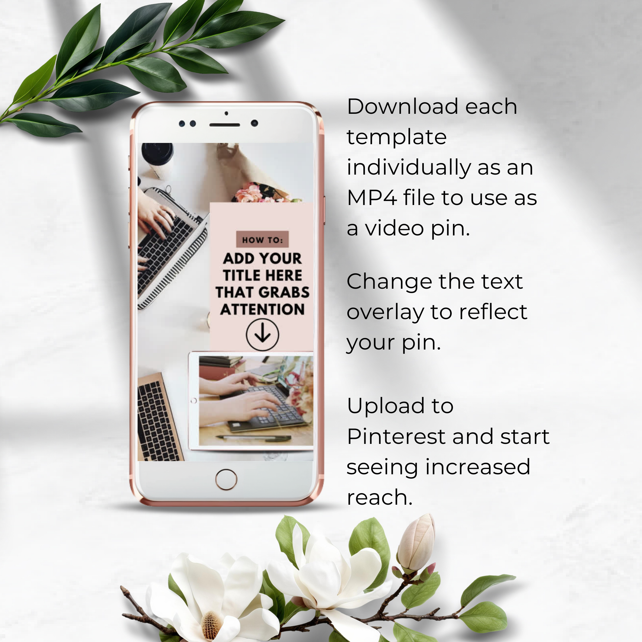 Pinterest Video Pin Templates for Businesses