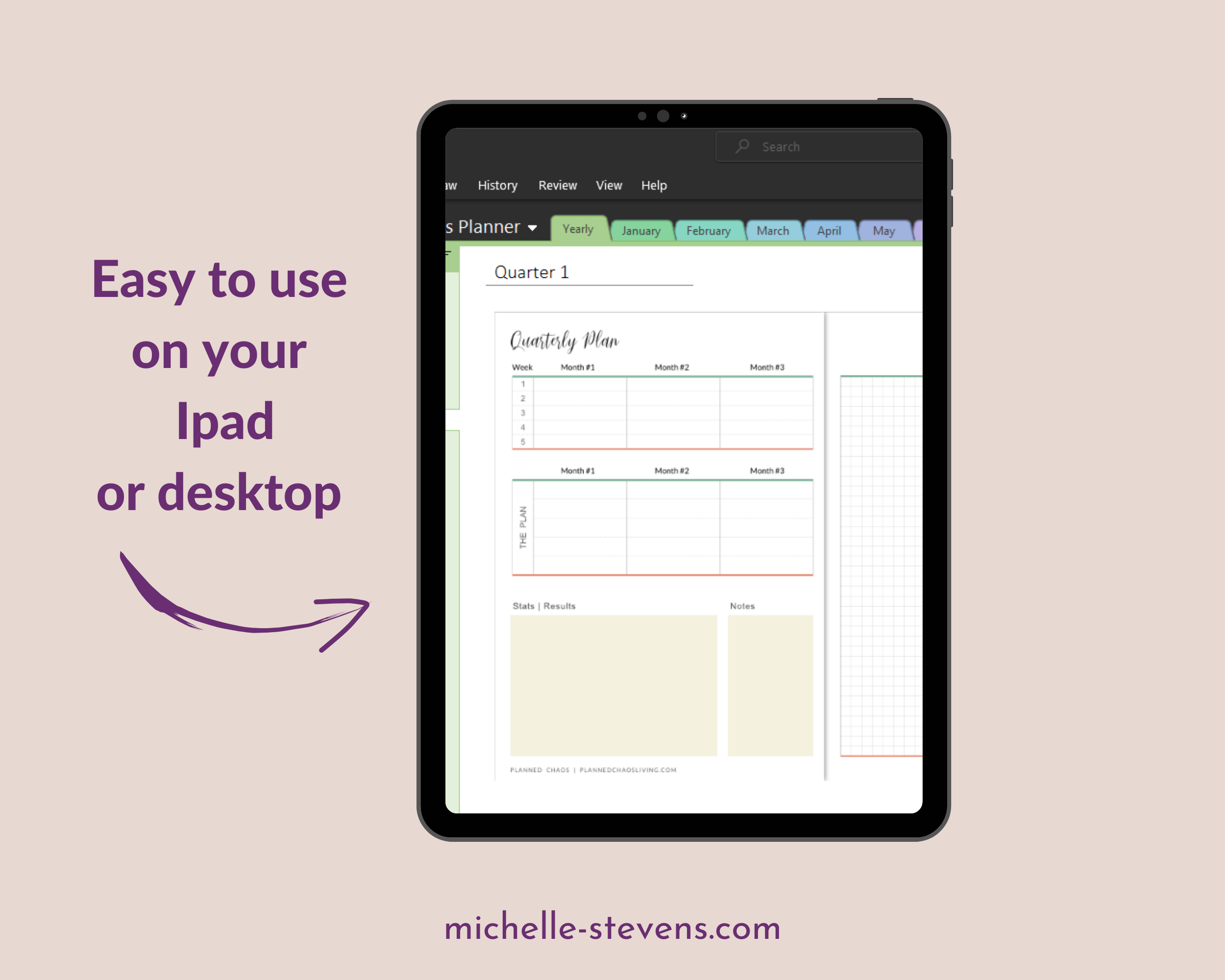 OneNote Business Planner Template